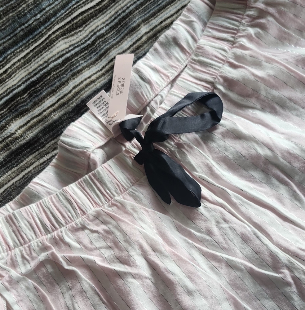 Victoria Secret Wrap Flannel PJ set Size XXL NWT - Picture 12 of 15